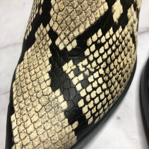 Call it spring womens vegan snake print mules 6.5 - Picture 12 of 12